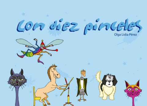  CON DIEZ PINCELES 