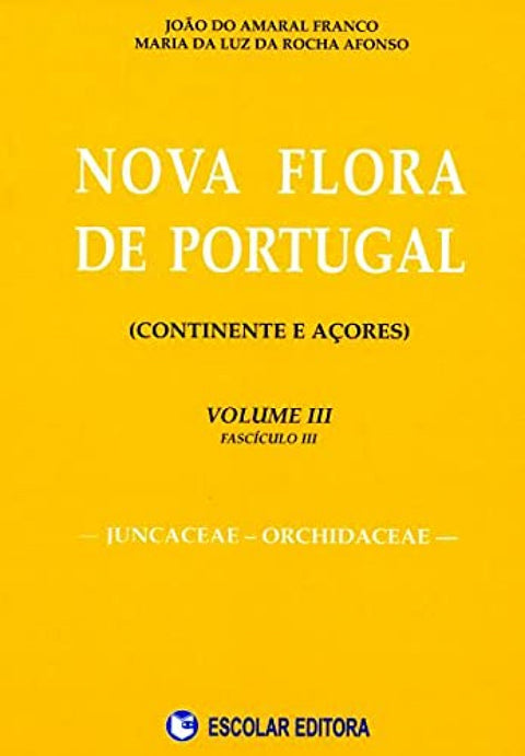  Nova Flora de Portugal - Vol. III - Fascículo III 