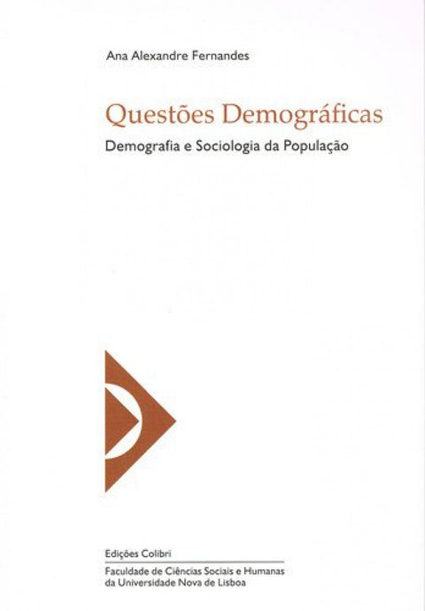  QUESTÕES DEMOGRÁFICAS DEMOGRAFIA E SOCIOLOGIA DA POPULAÇÃO 