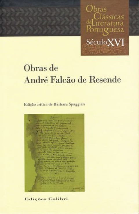  Obras de André Falcão de Resende (Tomo I e II) 