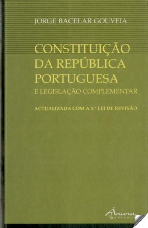  CONSTITUIÇÃO REPÚBLICA PORTUGUESA 