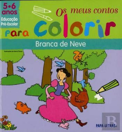  Os M/ Contos P/ Colorir 5/6 Anos û Branca De Neve 