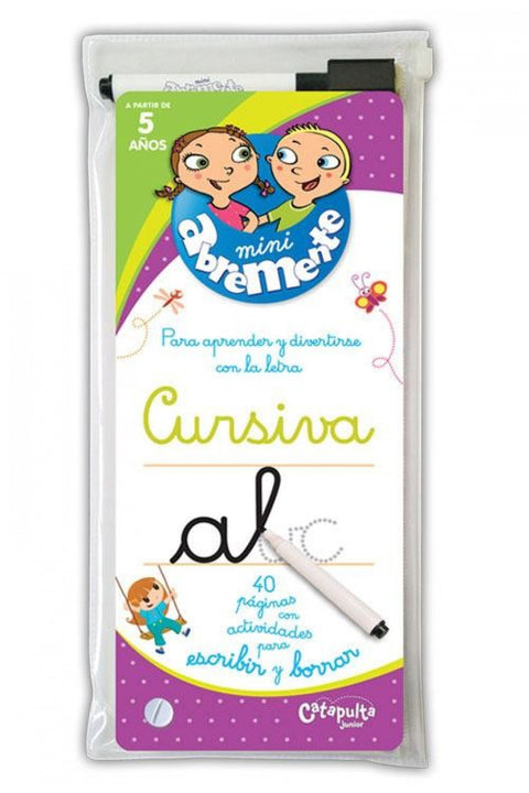  MINI ABREMENTE CURSIVA PARA ESCRIBIR Y BORRAR 