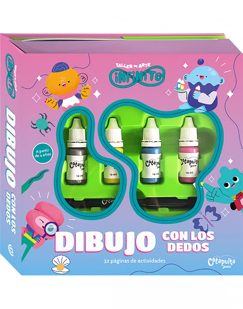  Taller de arte infinito - Dibujo con los dedos 