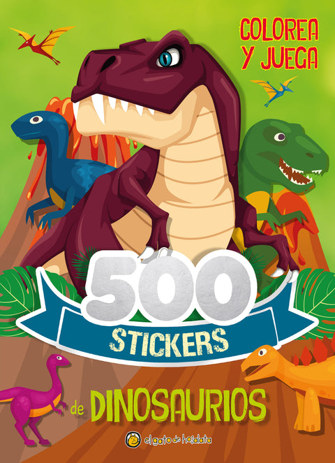  500 Stickers de Dinosaurios 