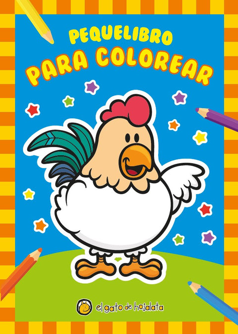  Pequelibro para colorear 1 (Gallina) 