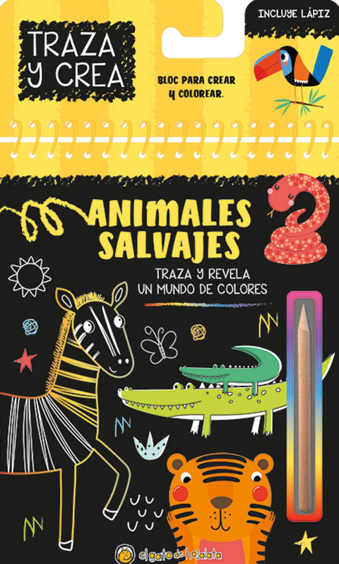  Animales salvajes ('Traza y crea') 