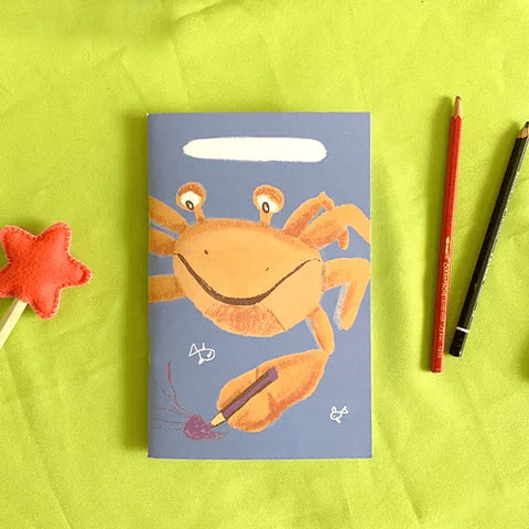  Caderno liso caranguejo 