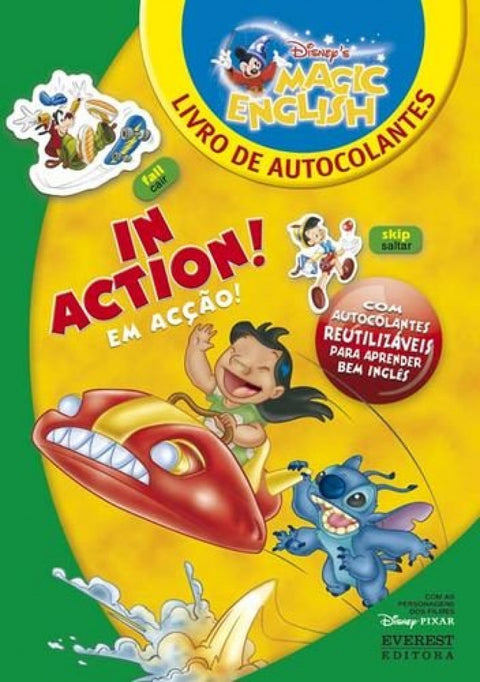  IN ACTION! / EM ACÇÃO! LIVRO DE AUTOCOLANTES 