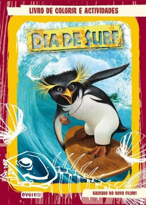  DIA DE SURF: LIVRO DE COLORIR E ACTIVIDADES 