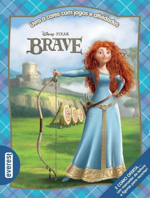  BRAVE: LIVRO A CORES COM JOGOS E ATIVIDADES 