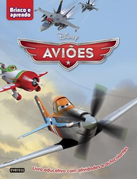  AVIÕES: LIVRO EDUCATIVO COM ATIVIDADES E AUTOCOLANTES 