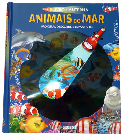 LIVRO LANTERNA ANIMAIS DO MAR 