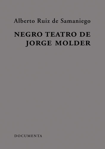  NEGRO TEATRO DE JORGE MOLDER 