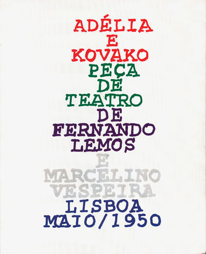  ADÉLIA E KOVAKO (ED. FAC-SÍMILE, NUMERADA E ASSINADA) 