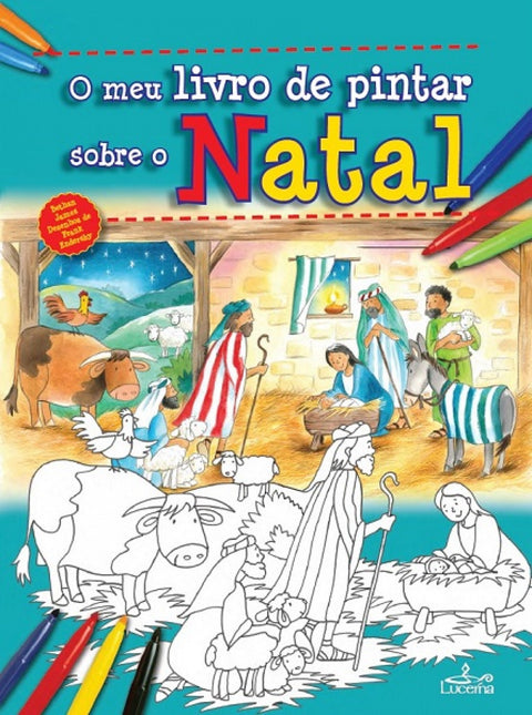  O MEU LIVRO DE PINTAR SOBRE O NATAL 