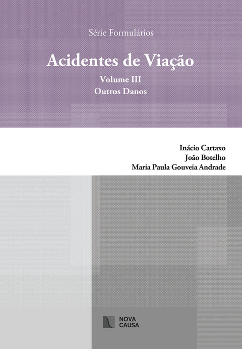  ACIDENTES DE VIAÇÃO - VOLUME III 