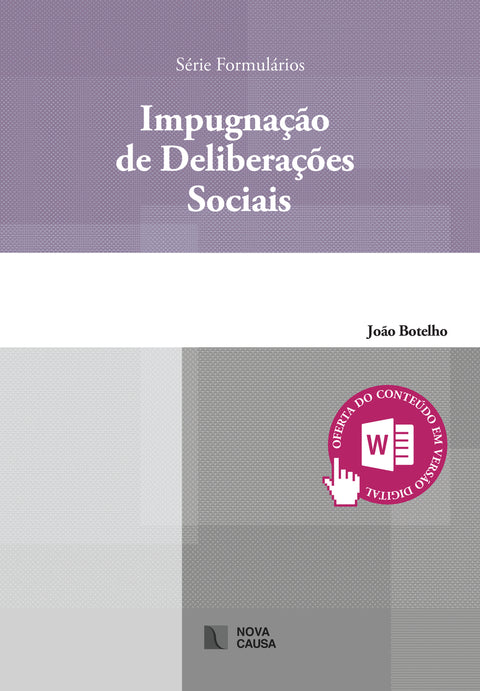  IMPUGNAÇÃO DE DELIBERAÇÕES SOCIAIS 