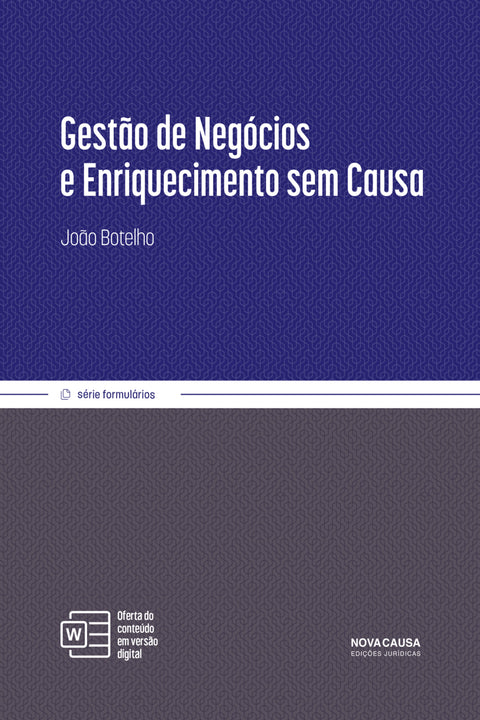  GESTÃO DE NEGÓCIOS E ENRIQUECIMENTO SEM CAUSA 