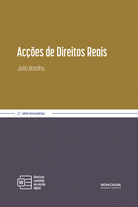  ACÇOES DE DIREITOS REAIS 