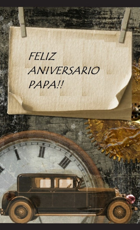  (Postal) Feliz aniversario papa! 