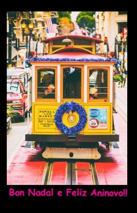  (Postal) Bon Nadal Tramvia 