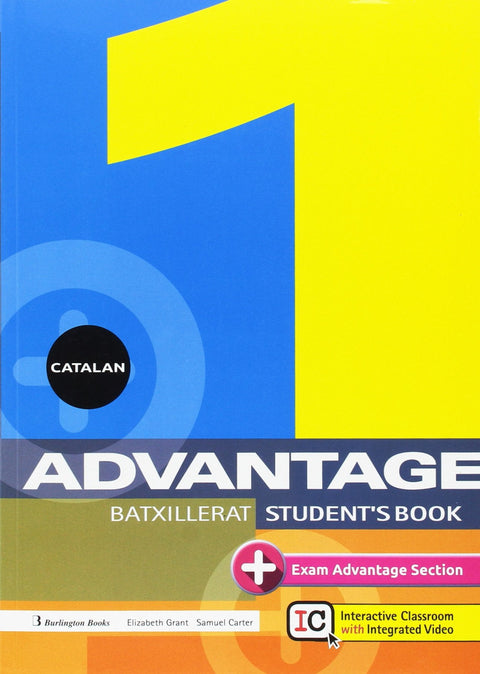  ADVANTAGE FOR 1º BATXILLER STUDENT`S BOOK CATALUNYA 2017 