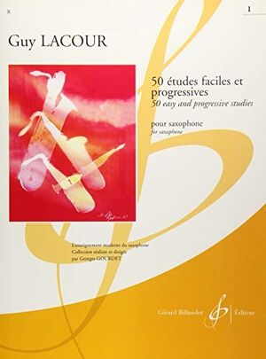  50 Estudios faciles y Progresivos para oboe y Saxofon - Guy Lacour 