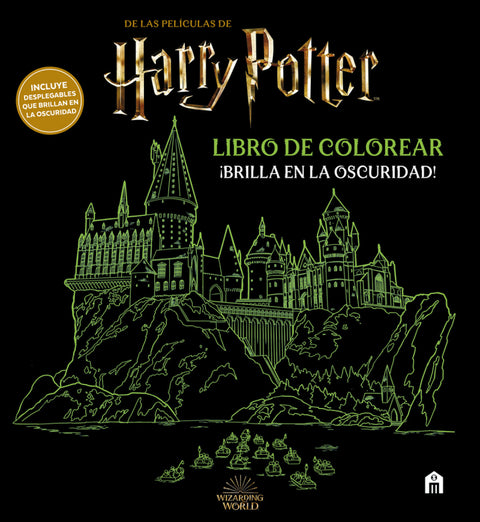 Harry Potter. Libro de colorear. ¡Brilla en la oscuridad! 