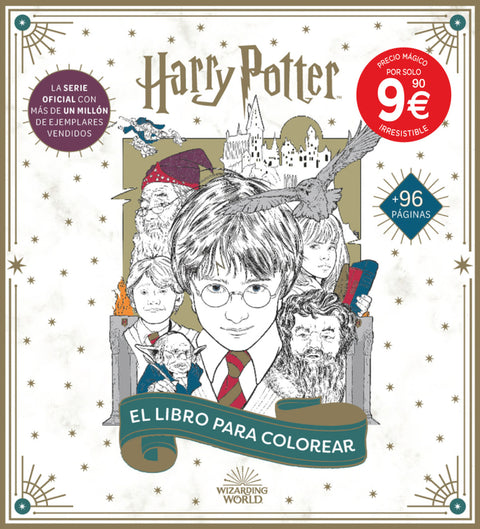  Harry Potter: El libro oficial para colorear 