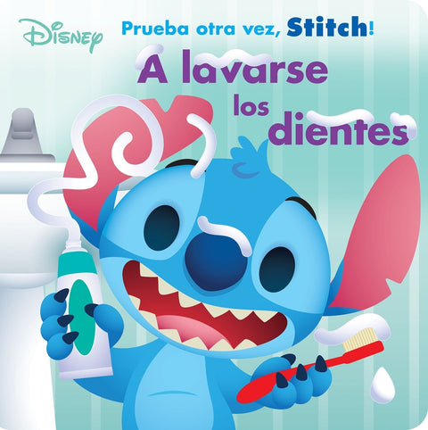  Stitch. A lavarse los dientes 