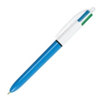  C/12 BOLIGRAFOS BIC 4 COLORES PUNTA 1MM 