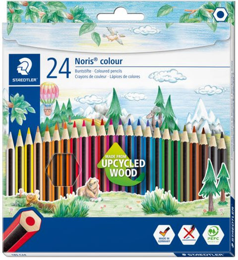  ESTUCHE 24 LAPICES NORIS COLOUR 185 COLORES SURTIDOS 
