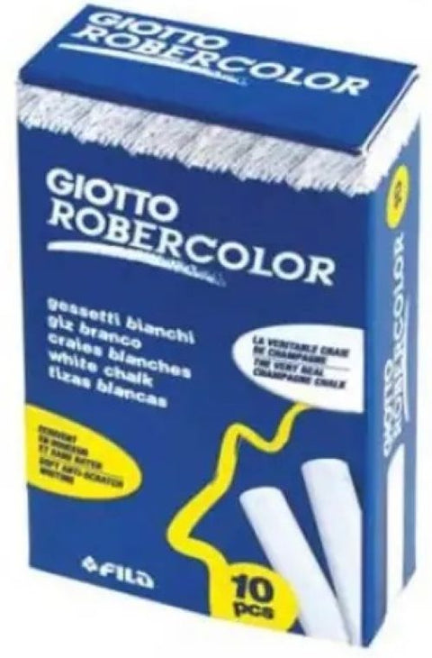  ESTUCHE 10 TIZAS BLANCAS ROBERCOLOR 