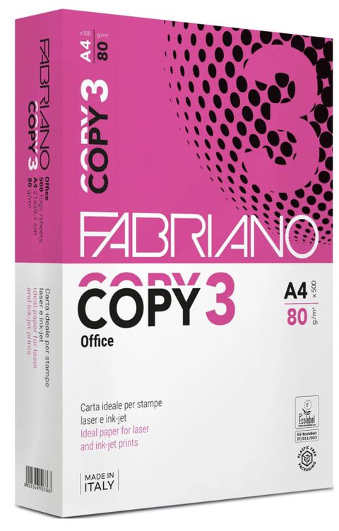  C/5 PAQUETE 500 HOJAS A4 80G COPY 3 OFFICE 