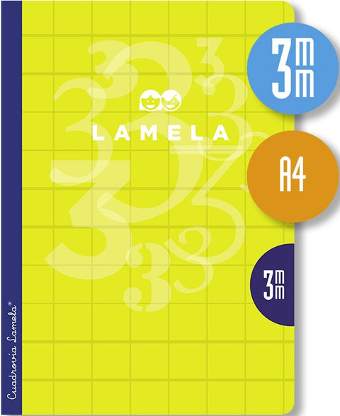  LIBRETA CUADROVIA A4 50H 70G 3MM cubierta básica COLORES SURTIDOS 