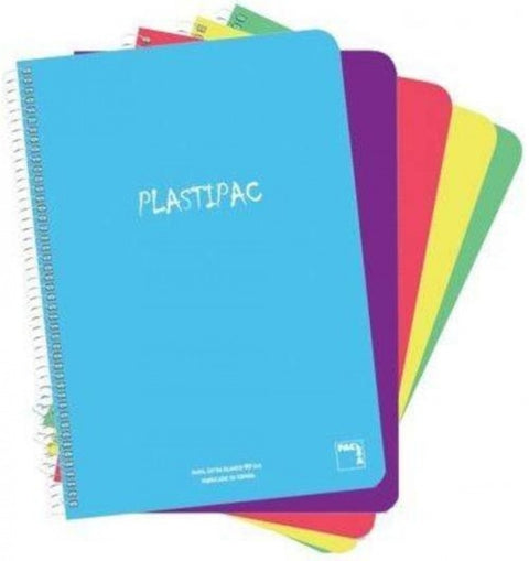  Paq/5 bloc 4º 80h 90g cuad.4x4 c/m plastipac t.polipropileno 
