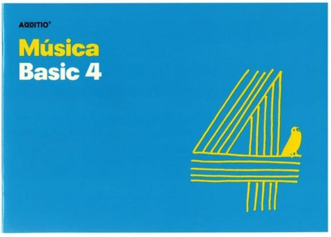  Cuaderno 4º musica basic 4 pentagramas de 20mm por pagina 10 hojas 