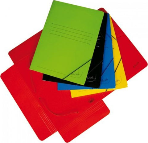  CARPETA SOLAPAS CARTON PLASTIFICADO Fº 500G COLOR ROJO 