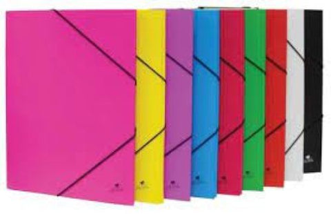  CARPETA Fº GOMAS Y SOLAPAS CARTON FORRADO COLOR AZUL 