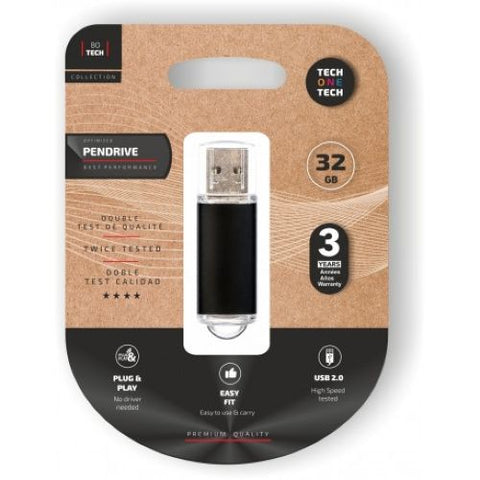 PENDRIVE 32 GB USB 2.0 NEGRO 