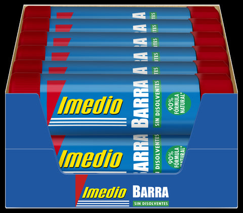  EXP 12 BARRAS PEGAMENTO IMEDIO 40G. 