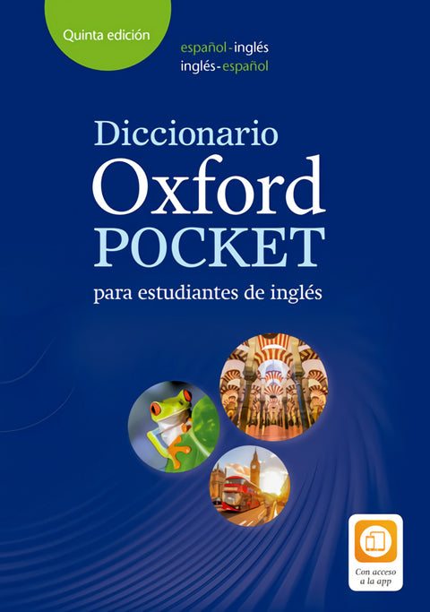  DICCIONARIO OXFORD POCKET BILINGUE ESPAÑOL-INGLES VV 5A EDICION 