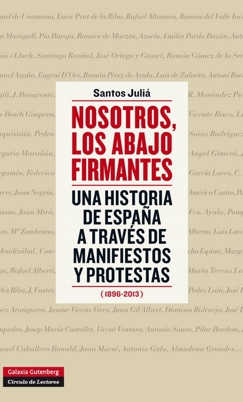  Nosotros los abajo firmantes 
