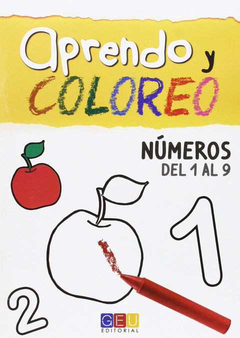  Aprendo y coloreo. Nçmeros del 1 al 9 