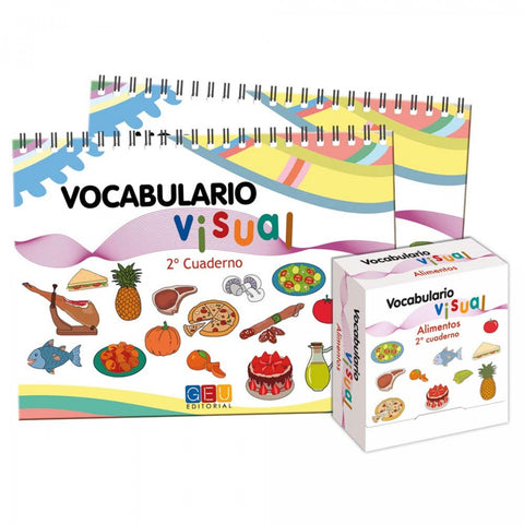  Alimentos:cuaderno 2º de vocabulario visual 