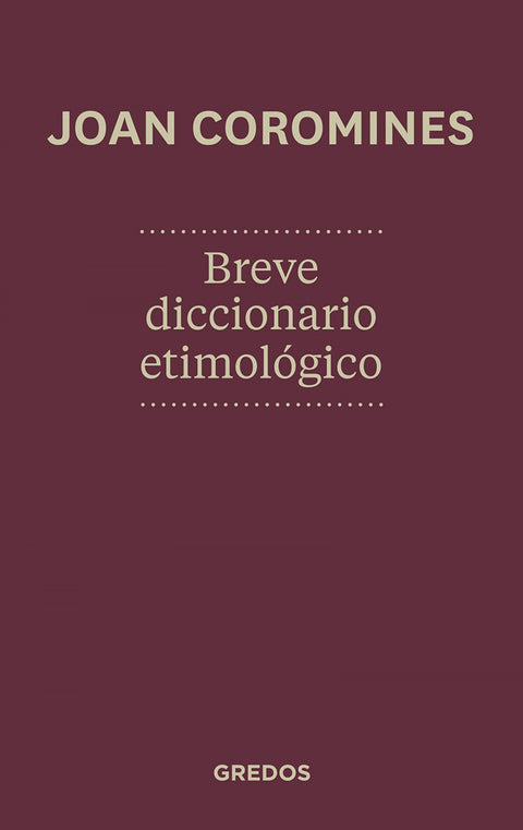  Breve diccionario etimologico 2012 