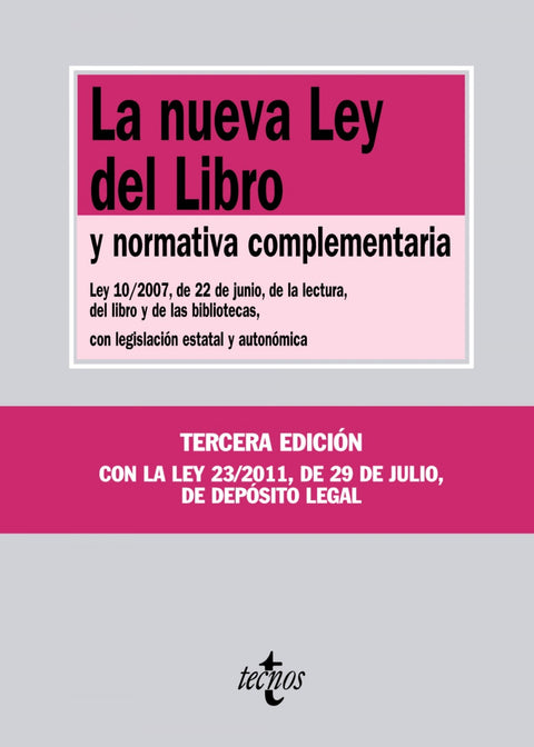  La nueva Ley del Libro 