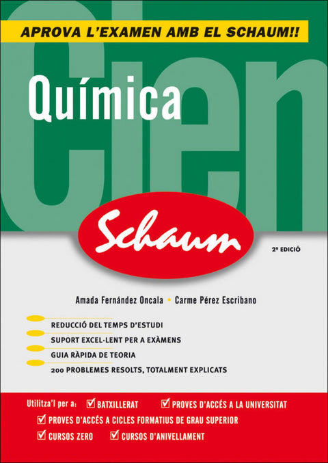  CUTR Química Schaum Selectividad - Curso cero (Catalán) 