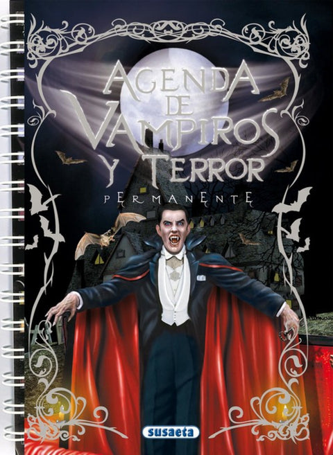  Agenda escolar permanente vampiros y terror 
